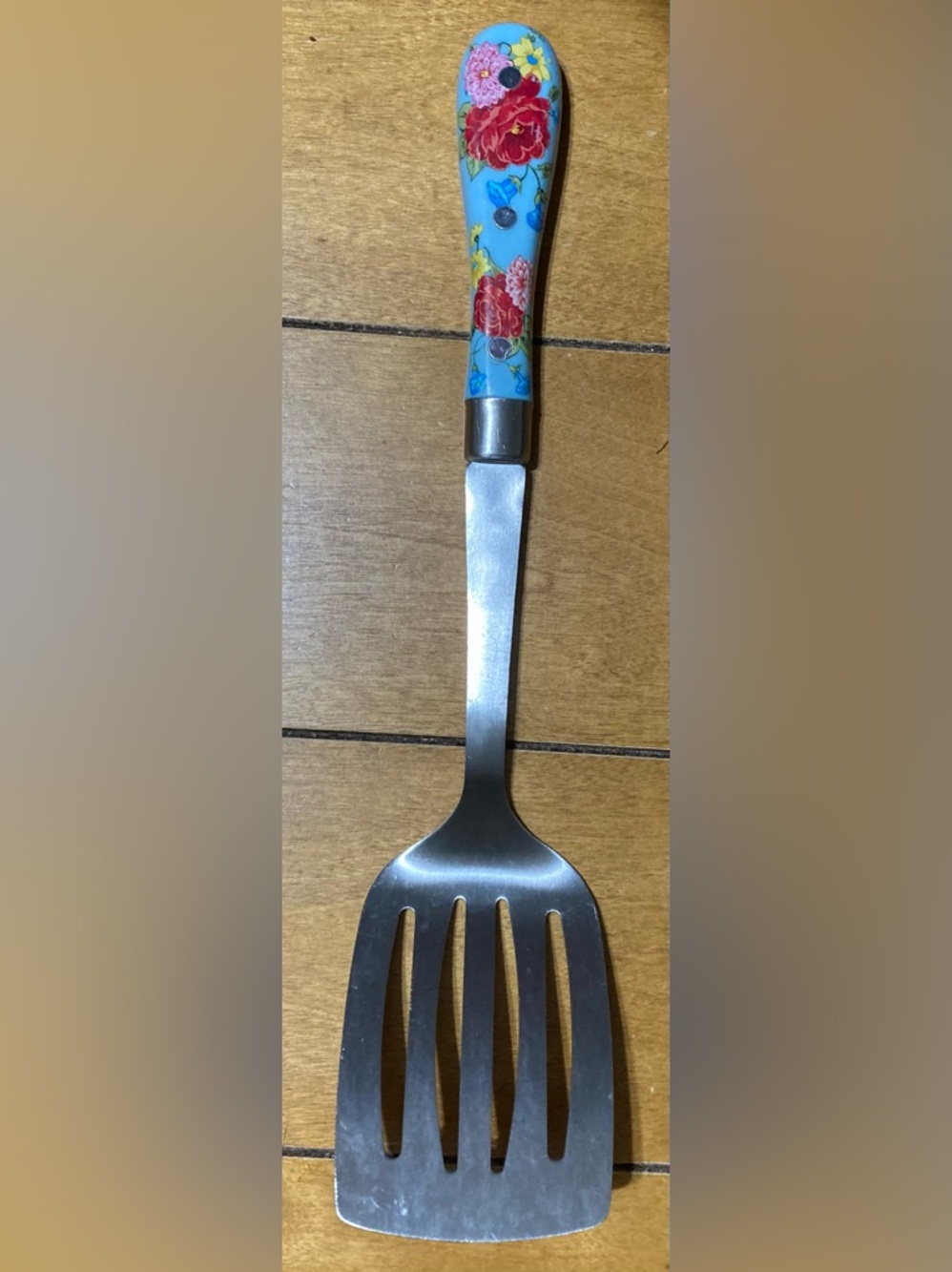 The Pioneer Woman Floral Blue Stainless Steel Spatula